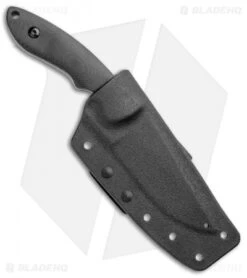 ABKT Elite Shadow Predator Fixed Blade Knife Black G-10 (3.25" Black Stonewash) -Blade HQ ABKT Elite Shadow Predator Black G 10 Black SW AB004B BHQ 79264 jr sheath