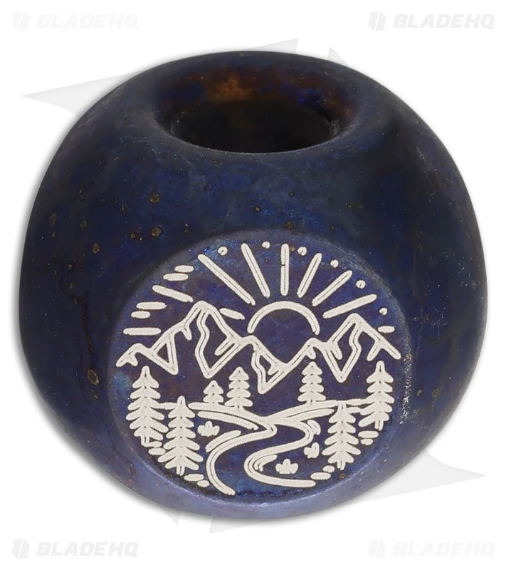 AuCon Adventurer Titanium Bead - Blue Finished AuCon Adventurer Titanium Bead - Blue Finished -Blade HQ ACN006T large