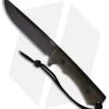 Acta Non Verba Knives P300 Fixed Blade Knife Olive Polymer (5.1" Black)