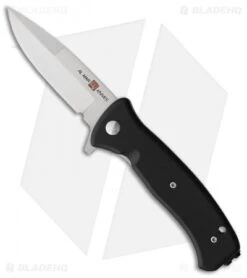 Al Mar Mini SERE 2020 Spring Assisted Knife Black G-10 (3" Satin)