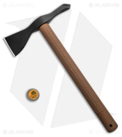 American Tomahawk Company Model 1 15" Tomahawk - Coyote Nylon Handle -Blade HQ American Tomahawk Model 1 Tomahawk Coyote Black BHQ 122141 td size large