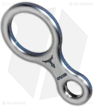 Audacious Concept Titanium Eight Paracord Lanyard Loop (Satin) Audacious Concept Titanium Eight Paracord Lanyard Loop (Satin) -Blade HQ Audacious Concept Ti Eight Paracord Loop Satin AC TIT EIG SAT BHQ 80088 jr side