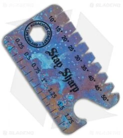 Audacious Titanium Dog Tag Tool Anglefinder V3 - Thunder Sky