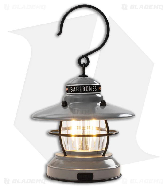 Barebones Living Edison Mini Lantern Slate Gray (100 lumens) Barebones Living Edison Mini Lantern Slate Gray (100 Lumens) -Blade HQ Barebones Living Edison Mini Lantern BHQ 135366 td large