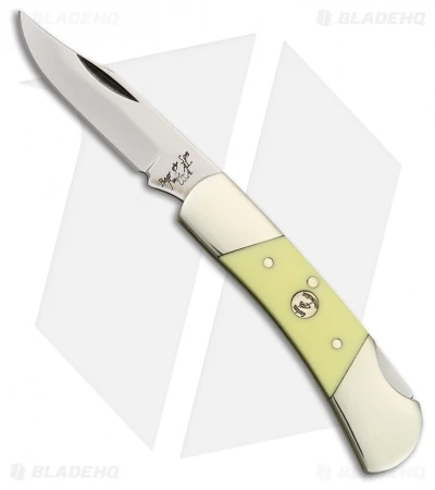 Bear & Son Med Lockback Knife Yellow Delrin (2.75" Satin) 305 Bear & Son Med Lockback Knife Yellow Delrin (2.75" Satin) 305 -Blade HQ Bear Son Med Yellow Delrin satin BHQ 39405 er