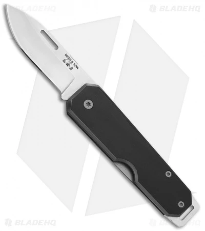 Bear & Son 110 Slip Joint Pocket Knife Black Aluminum (2.4" Satin) Bear & Son 110 Slip Joint Pocket Knife Black Aluminum (2.4" Satin) -Blade HQ Bear and Son Aluminum SJ Satin Black BHQ 107784 jr