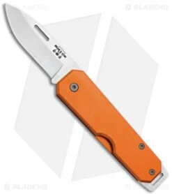 Bear & Son 110 Slip Joint Pocket Knife Orange Aluminum (2.4" Satin)