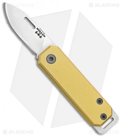 Bear & Son 109 Slip Joint Pocket Knife Yellow Aluminum (1.5" Satin) Bear & Son 109 Slip Joint Pocket Knife Yellow Aluminum (1.5" Satin) -Blade HQ Bear and Son Aluminum SJ Yellow Satin BHQ 107783 jr