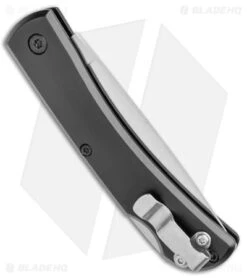 Bear & Son Small Farmhand Lock Back Knife Black Aluminum (2.75" Satin) -Blade HQ Bear and Son Small Farmhand LB Black Satin BHQ 137028 jr side