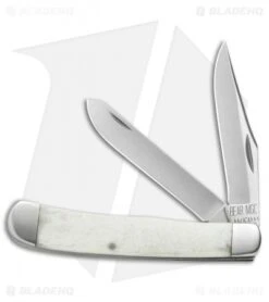 Bear And Son Trapper Pocket Knife 2.875" White Bone WSB54