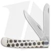 Bear & Son Trapper Knife White Bone Bear Branded (3.25" Satin) WBJB54
