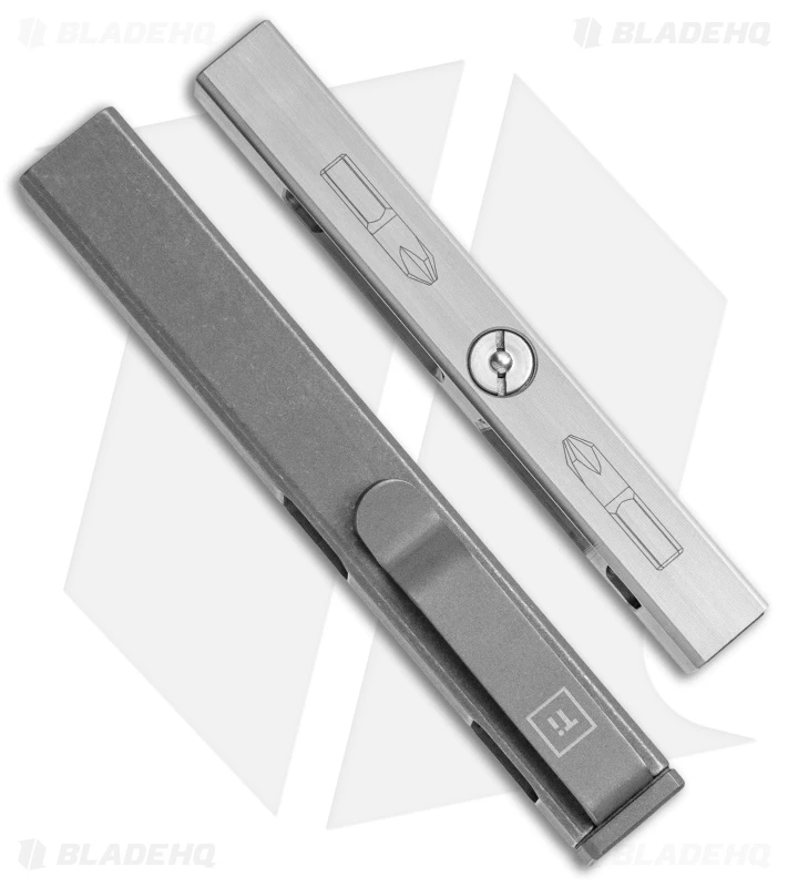 Big Idea Design Titanium Bit Bar Inline Screwdriver (Gray) Big Idea Design Titanium Bit Bar Inline Screwdriver (Gray) -Blade HQ Big Idea Design Ti Bit Bar Inline Plain Ti BHQ 141768 jr open large