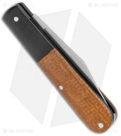 Boker Barlow Integral Pocket Slip Joint Knife Jute Micarta (3.25" Satin) 2 Boker Barlow Integral Pocket Slip Joint Knife Jute Micarta (3.25" Satin) -Blade HQ Boker Barlow Integral Pocket Knife Jute Micarta Satin 110943 BHQ 120616 jr side