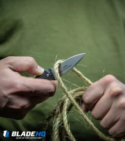 Boker Mini Kalashnikov Tanto Automatic Knife Black (2.5" D2 Black Serr) -Blade HQ Boker Mini Kalashnikov Automatic Knife Black Bead Blast 01KALS73 BHQ 10758 kp lifestyle web large