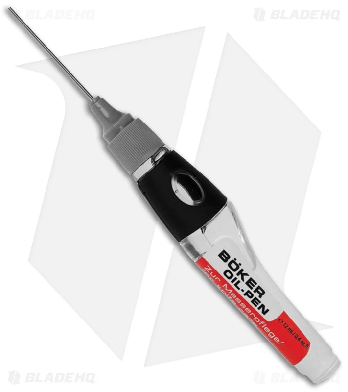 Boker Oil Pen 2.0 Knife Care Lubricant - 12 ml. BO09BO755 Boker Oil Pen 2.0 Knife Care Lubricant - 12 Ml. BO09BO755 -Blade HQ Boker Oil Pen 2.0 Clam Pack BHQ 123903 jr large