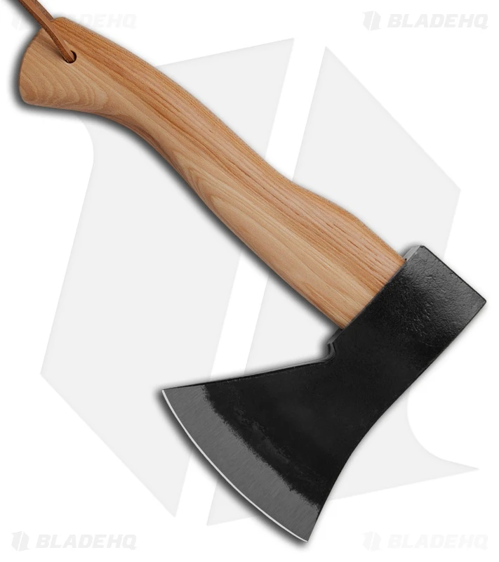 Boker Plus Appalachian Origin Mini Axe Hickory Wood (5.9") 09BP0001 Boker Plus Appalachian Origin Mini Axe Hickory Wood (5.9") 09BP0001 -Blade HQ Boker Plus Appalachian Origin Mini Axe Hickory Wood 5in BHQ 210509 td side large