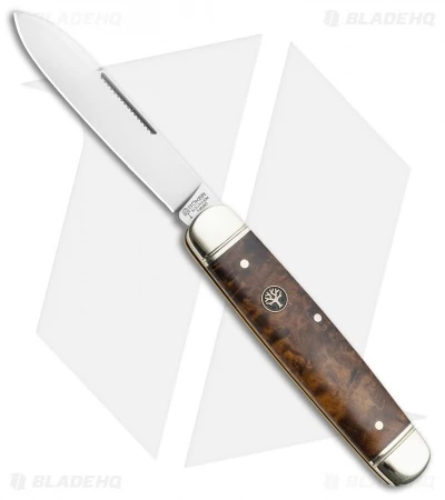 Boker Cattle Knife 4.5" Pocket Knife Curly Birch Boker Cattle Knife 4.5" Pocket Knife Curly Birch -Blade HQ Boker Traditional Cattle Knife 4.45in Curly Birch 110910 BHQ 111599 LS