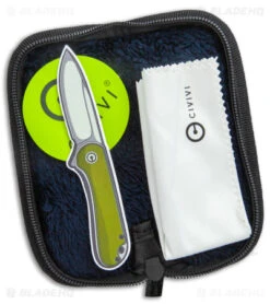 CIVIVI Knife Pouch W/ Microfiber Cloth (5.9" X 2.5") C-01 2 CIVIVI Knife Pouch W/ Microfiber Cloth (5.9" X 2.5") C-01 -Blade HQ CIVIVI Knife Pouch with Microfiber Cloth BHQ 142947 jr open