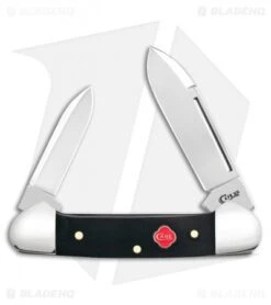 Case Baby Butterbean Knife 2.75" Black Synthetic (22132 SS) 31275