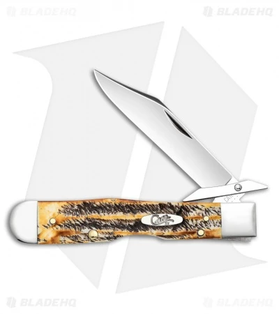 Case Cheetah Pocket Knife 4.375" 6.5 BoneStag (6.5111 1/2L SS) 65319 Case Cheetah Pocket Knife 4.375" 6.5 BoneStag (6.5111 1/2L SS) 65319 -Blade HQ Case Cheetah Pocket Bone Stag SS 65319 BHQ 108142 jr