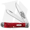Case Chevrolet Trapper Knife 4.1" Dark Red Bone (6207SS)