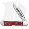 Case Cutlery Copperlock USMCÃÂ® Pocket Knife 4.2" Smooth Red G-10