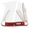 Case Cutlery Medium Stockman Traditional Knife 3.625" Red Bone (6318 CV) 06999