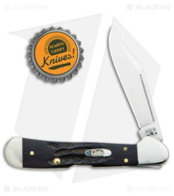 Case Cutlery Mini CopperLock Traditional Pocket Knife 3.625" Jigged Buffalo Horn -Blade HQ Case Cutlery Mini CopperLock Traditional Pocket Jigged Buffalo Horn BHQ 81833 jr bottlecap