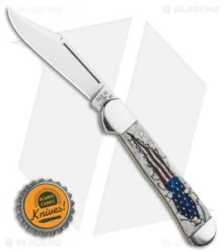 Case Cutlery American Flag 4.25" Copperlock Knife Smooth Natural Bone (61549LSS) 3 Case Cutlery American Flag 4.25" Copperlock Knife Smooth Natural Bone (61549LSS) -Blade HQ Case Cutlery Natural Bone Smooth Copperlock 10451 BHQ 116165 LS Bottlecap