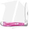 Case Slimline Trapper Traditional Knife 4.125" Pink Pearl Kirinite (101048SS)