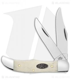 Case Pocket Hunter Knife 2.75" Smooth Natural Bone