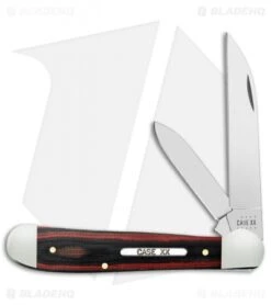 Case Cutlery Copperhead Pocket Knife 3" Red/Black Micarta