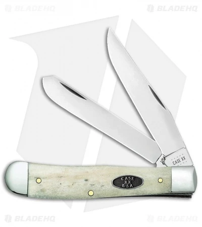 Case Trapper Knife 4.125" Natural Bone Smooth (6254 CV) 49640 Case Trapper Knife 4.125" Natural Bone Smooth (6254 CV) 49640 -Blade HQ Case Cutlery Trapper CV Natural Bone BHQ 115331 jr