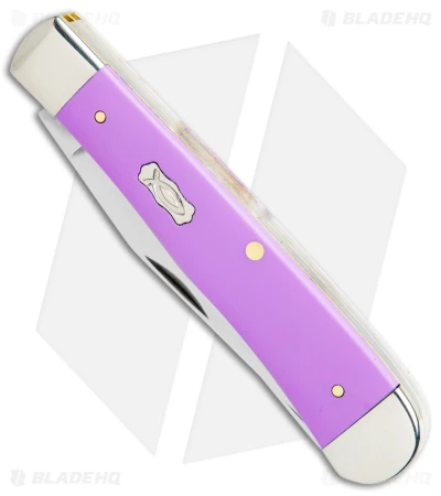 Case Cutlery Trapper Knife Lilac Ichthus (3.3" Polish) 39160 Case Cutlery Trapper Knife Lilac Ichthus (3.3" Polish) 39160 -Blade HQ Case Cutlery Trapper Knife Lilac Ichthus Synthetic SS BHQ 122529 jr spine