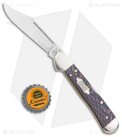 Case Knives Copperlock 4.25" Lockback Knife Black Sycamore Wood Case Knives Copperlock 4.25" Lockback Knife Black Sycamore Wood -Blade HQ Case Knives Copperlock Black Sycamore Wood BHQ 122365 jr bottlecap