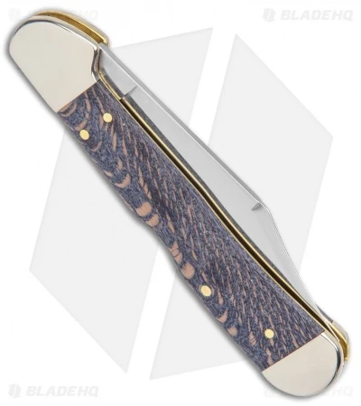 Case Knives Copperlock 4.25" Lockback Knife Black Sycamore Wood Case Knives Copperlock 4.25" Lockback Knife Black Sycamore Wood -Blade HQ Case Knives Copperlock Black Sycamore Wood BHQ 122365 jr side