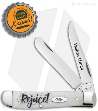 Case Knives Mini Trapper Embellished Smooth Natural Bone (6207 SS) - 60865 Case Knives Mini Trapper Embellished Smooth Natural Bone (6207 SS) - 60865 -Blade HQ Case Knives Mini Trapper Embellished Smooth Natural Bone Psalms 118 24 60865 BHQ 123211 jr bottlecap