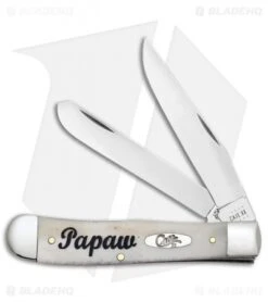 Case Papaw Trapper Knife 4.1" Natural Bone (6254 SS) 10430