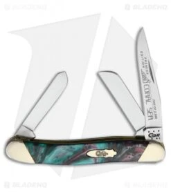 Case Slanted Bolster Medium Stockman Knife 3.625" Coral Sea Corelon S9318CS