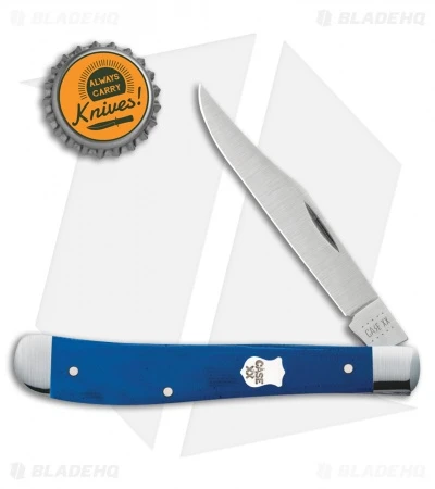 Case Slimline Trapper Traditional Knife 4.125" Blue G-10 (101048SS) 16746 Case Slimline Trapper Traditional Knife 4.125" Blue G-10 (101048SS) 16746 -Blade HQ Case Slimline Trapper Blue G 10 16746 BHQ 108207 jr bottlecap