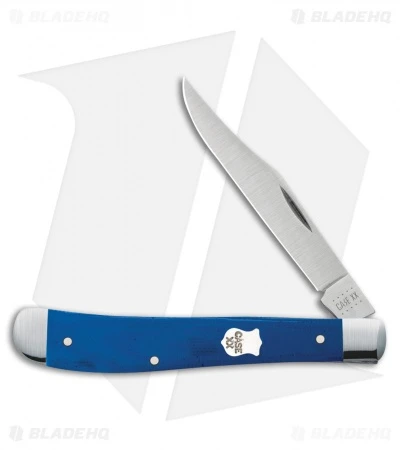 Case Slimline Trapper Traditional Knife 4.125" Blue G-10 (101048SS) 16746 Case Slimline Trapper Traditional Knife 4.125" Blue G-10 (101048SS) 16746 -Blade HQ Case Slimline Trapper Blue G 10 16746 BHQ 108207 jr