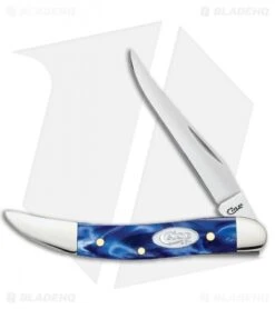 Case Small Texas Toothpick 3.00" Blue Pearl SparXX Kirinite (1010096 SS) 23437