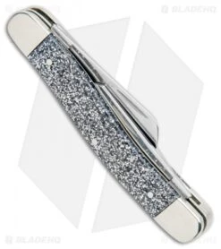 Case Cutlery SparXX⢠Silver Stardust Kirinite® Smooth Medium Stockman (10318 SS) 2 Case Cutlery SparXX⢠Silver Stardust Kirinite® Smooth Medium Stockman (10318 SS) -Blade HQ Case SparXX Silver Stardust Kirinite Smooth Medium Stockman 23522 BHQ 101110 jr side