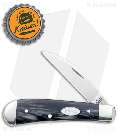 Case Swayback Knife 3" Black Pearl Kirinite (TB101117 SS) USA Case Swayback Knife 3" Black Pearl Kirinite (TB101117 SS) USA -Blade HQ Case Swayback Knife Black Pearl Kirinite SS BHQ 138432 jr bottlecap