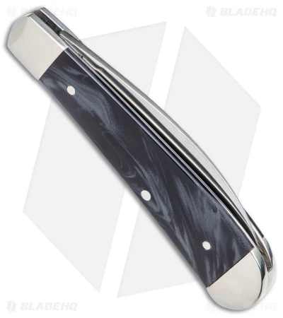 Case Swayback Knife 3" Black Pearl Kirinite (TB101117 SS) USA Case Swayback Knife 3" Black Pearl Kirinite (TB101117 SS) USA -Blade HQ Case Swayback Knife Black Pearl Kirinite SS BHQ 138432 jr side