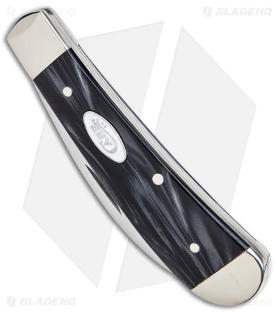 Case Swayback Knife 3" Black Pearl Kirinite (TB101117 SS) USA Case Swayback Knife 3" Black Pearl Kirinite (TB101117 SS) USA -Blade HQ Case Swayback Knife Black Pearl Kirinite SS BHQ 138432 jr spine
