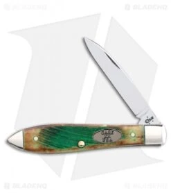Case Teardrop Pocket Knife 3.625" Sawcut Clover Bone (TB61028 SS) 51582