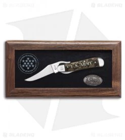 Case US Army Russlock Liner Lock Knife 4.25" Commemorative Gift Set 15031