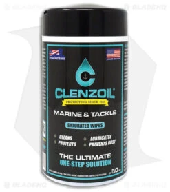 Clenzoil Marine/Tackle Saturated Wipes
