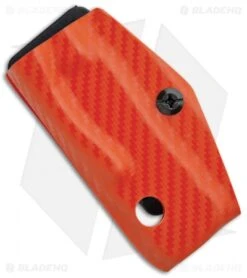 Clip & Carry Kydex Sheath Keychain For Leatherman Skeletool (Orange CF)